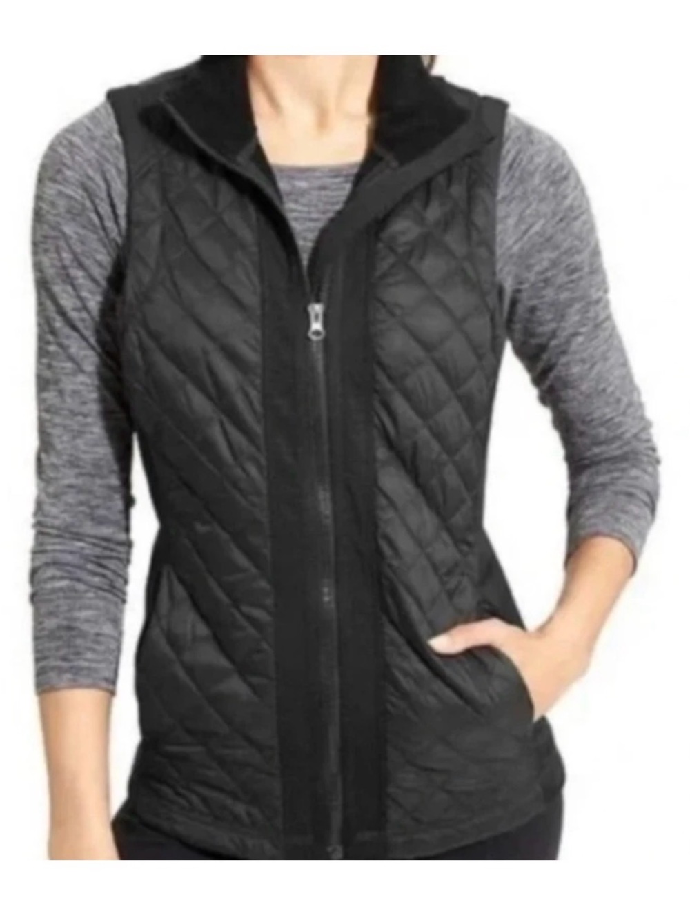 Athleta Rock Springs Quilt Puffer Vest